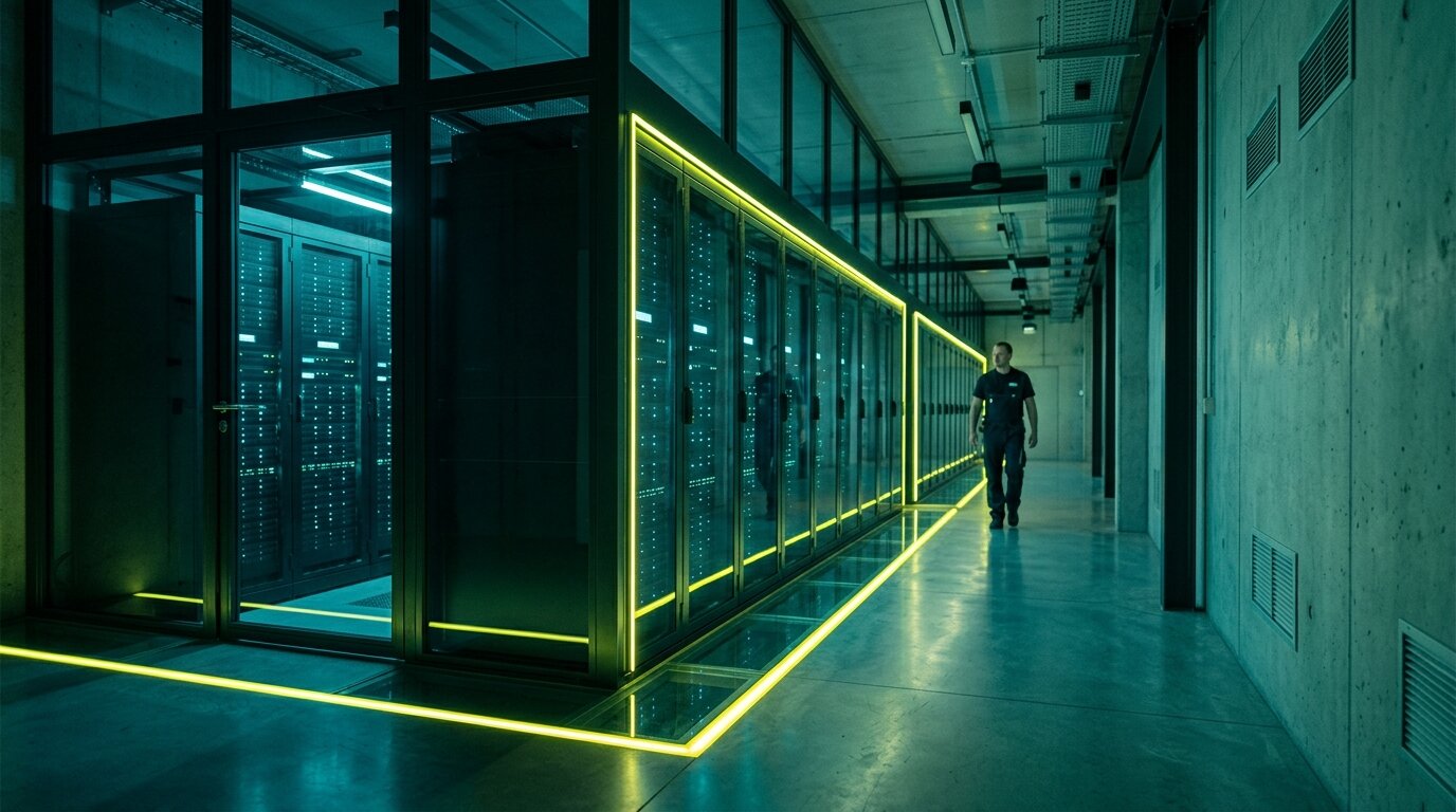 EU-Zone schützt Daten; ein US-CLOUD-Act-Zugriff wird an der Barriere blockiert