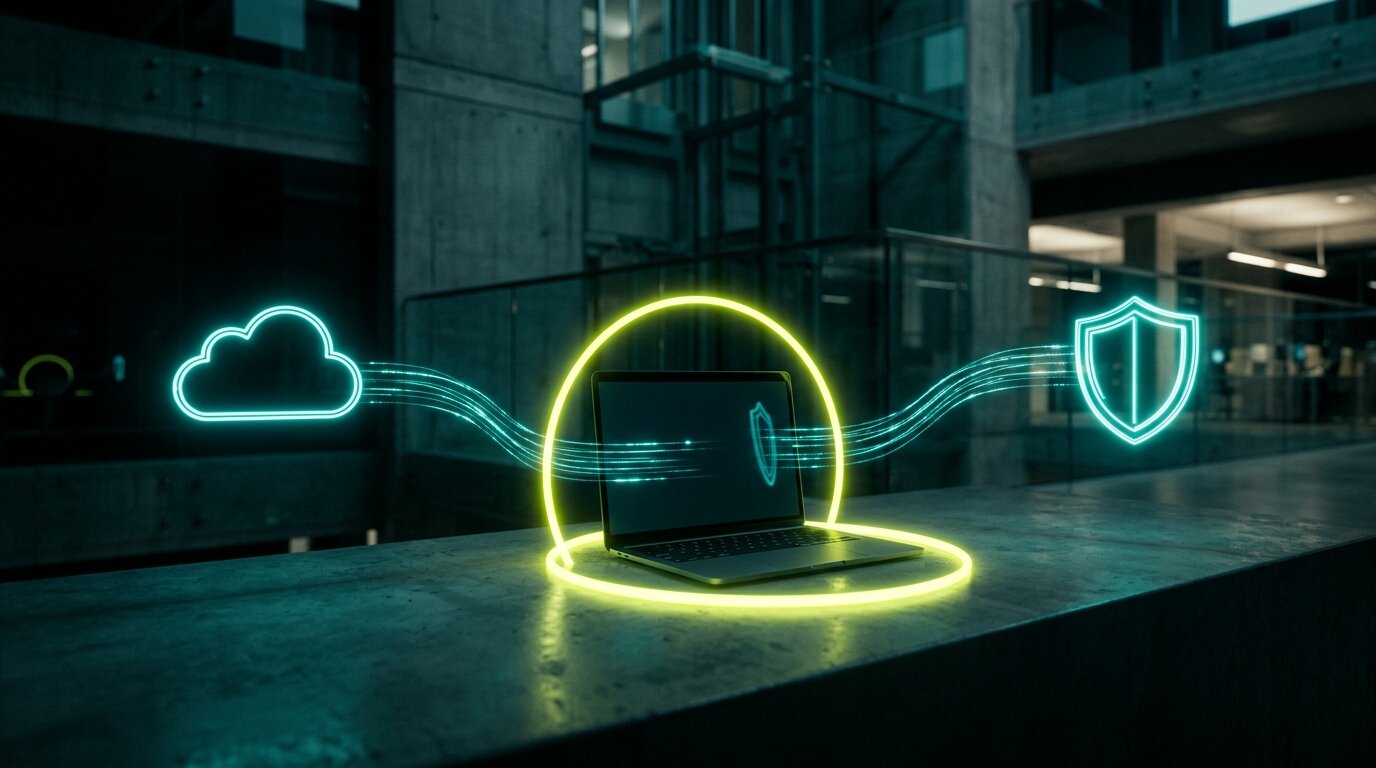 ZStrike: Gerät im Schutzring zwischen Zscaler-Cloud und CrowdStrike-Schild